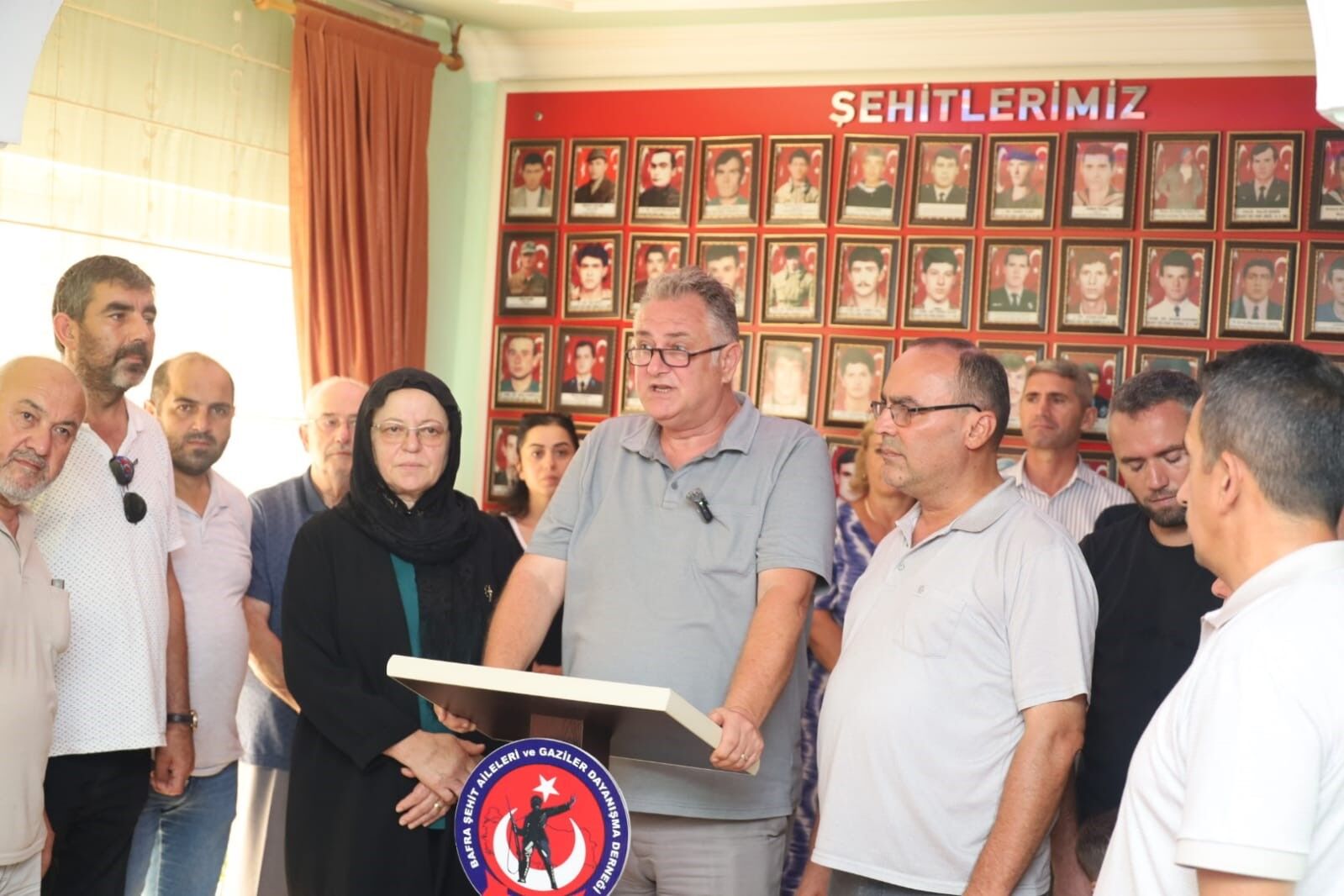 SAMSUN HABER: Bafra'da şehit aileleri ve gazilerden "adalet" vurgusu