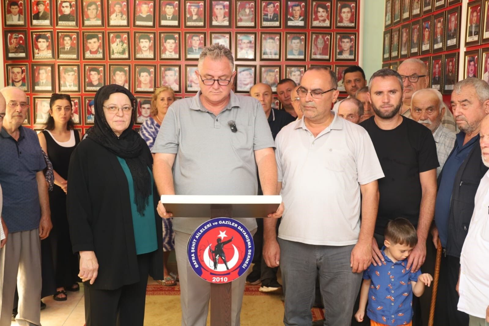 SAMSUN HABER: Bafra'da şehit aileleri ve gazilerden "adalet" vurgusu
