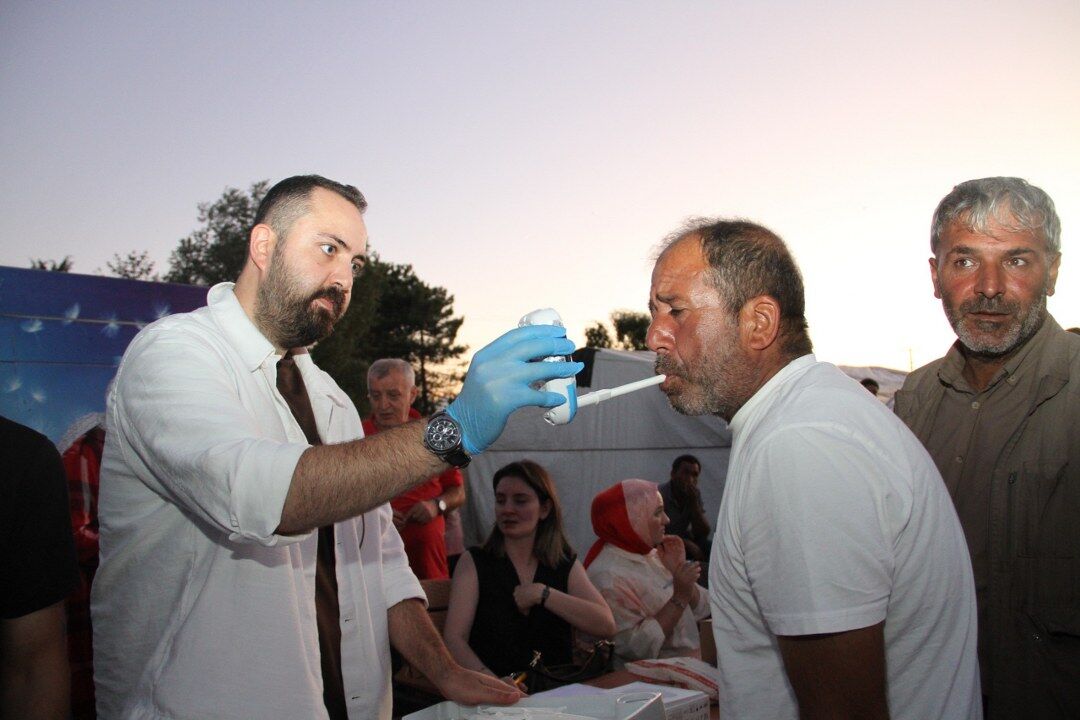 samsun haber Samsun'da mevsimlik tarım işçilerine sağlık taraması