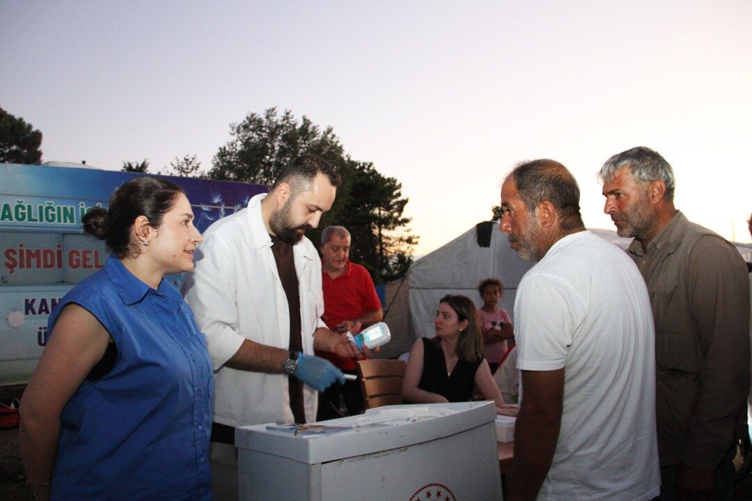 samsun haber Samsun'da mevsimlik tarım işçilerine sağlık taraması