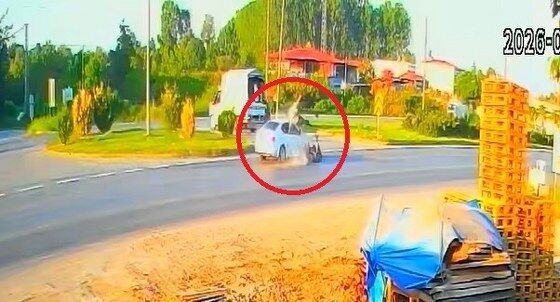 samsun haber: Samsun'da 18 yaşındaki Esra Turan'ın öldüğü kaza kamerada! 
