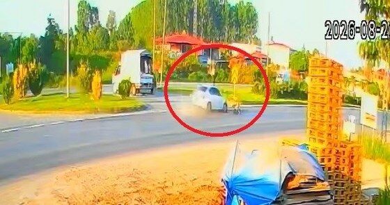 samsun haber: Samsun'da 18 yaşındaki Esra Turan'ın öldüğü kaza kamerada! 