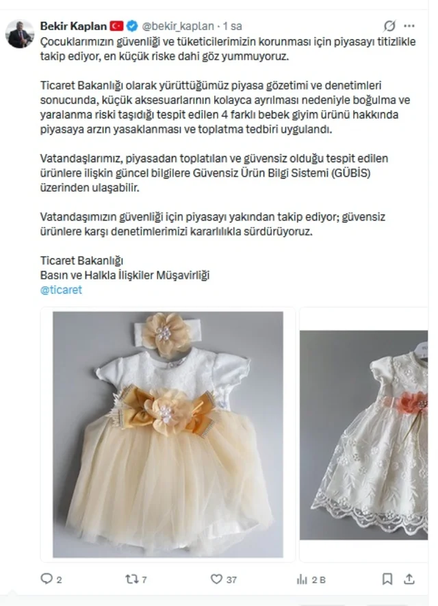 Anne babalar dikkat! 4 bebek ürünü "acil" koduyla toplatılıyor