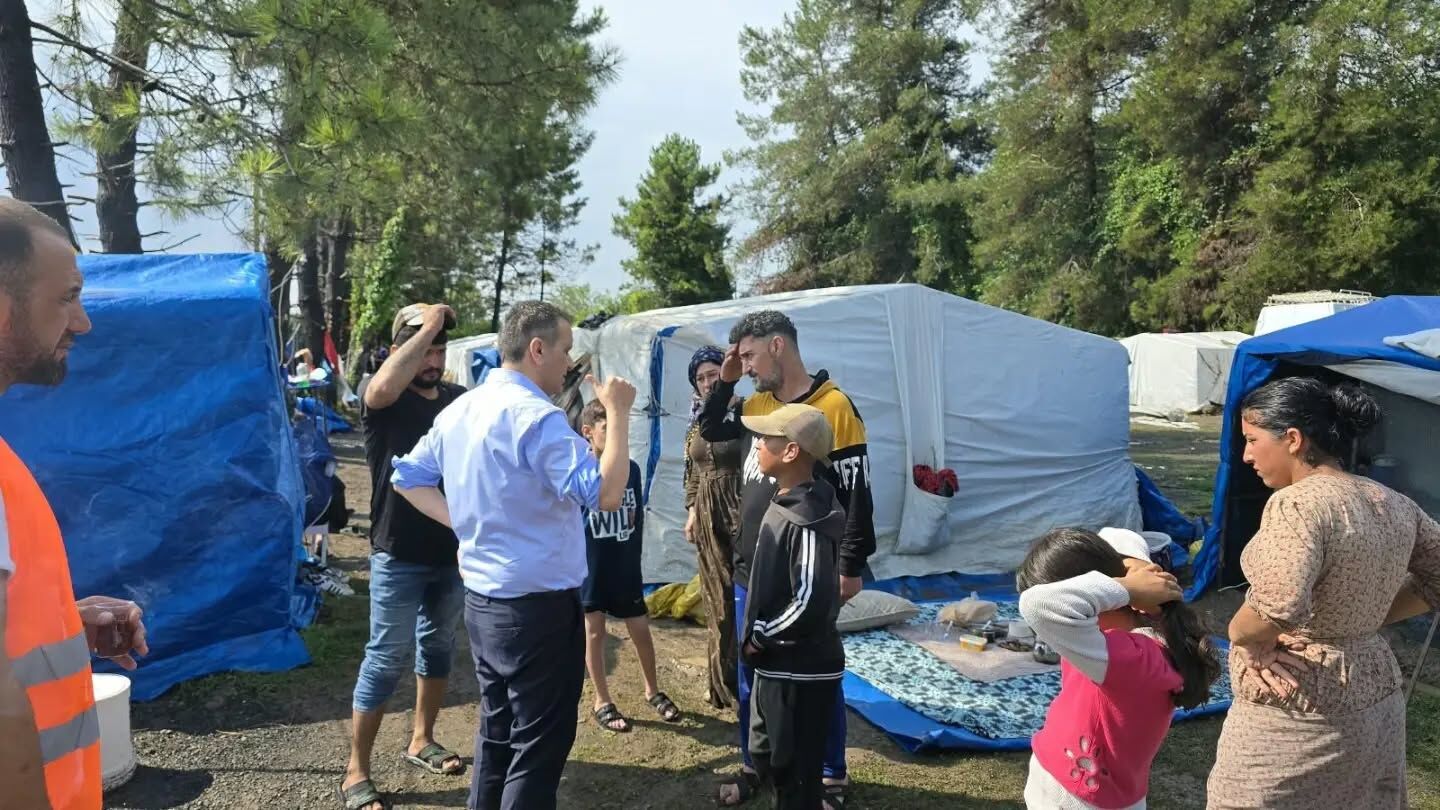 Samsun Haber: Başkan Güneş'ten tarım işçilerine geçmiş olsun ziyareti