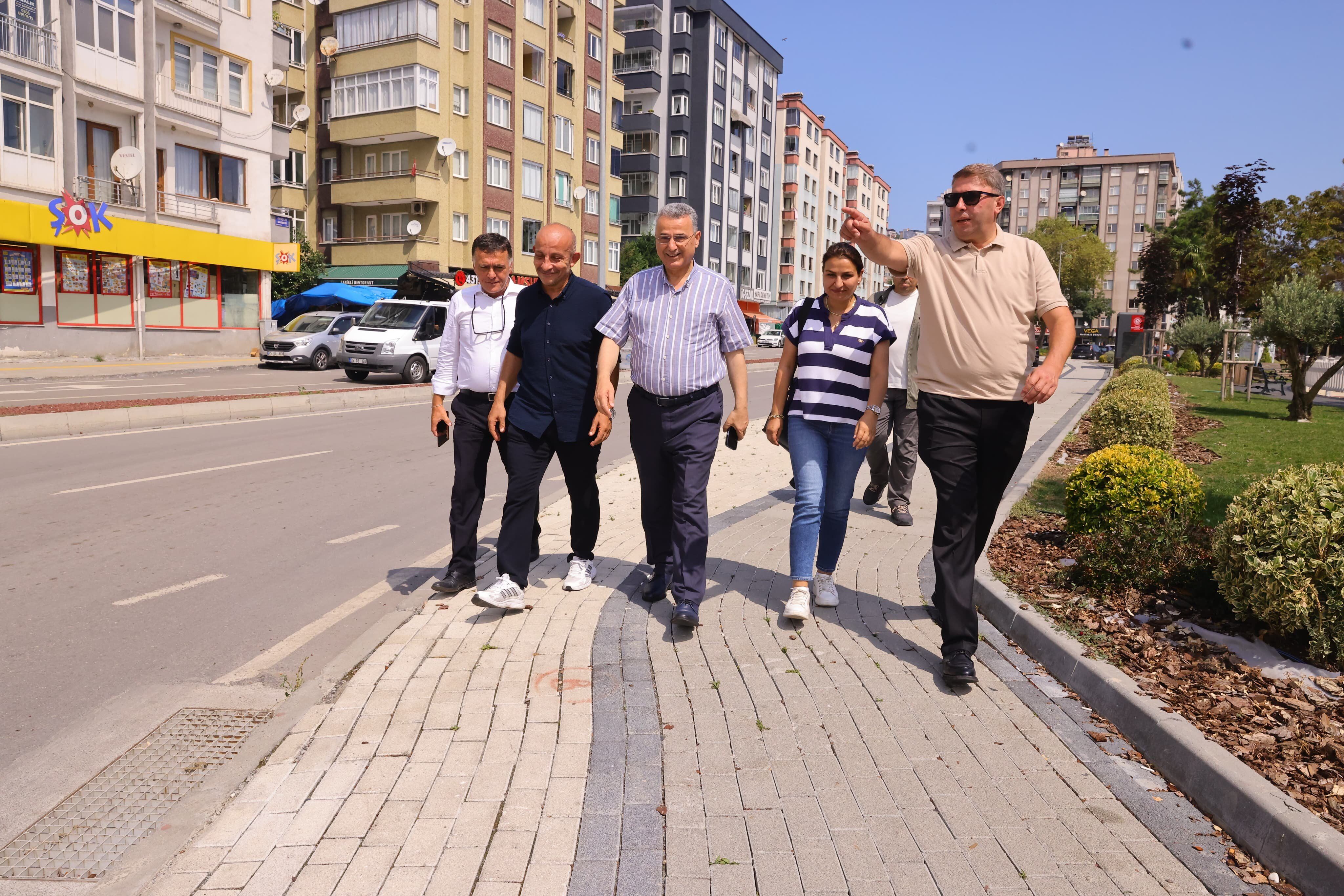 Samsun Haber. Başkan İhsan Kurnaz sahaya indi! Talepleri tek tek dinledi