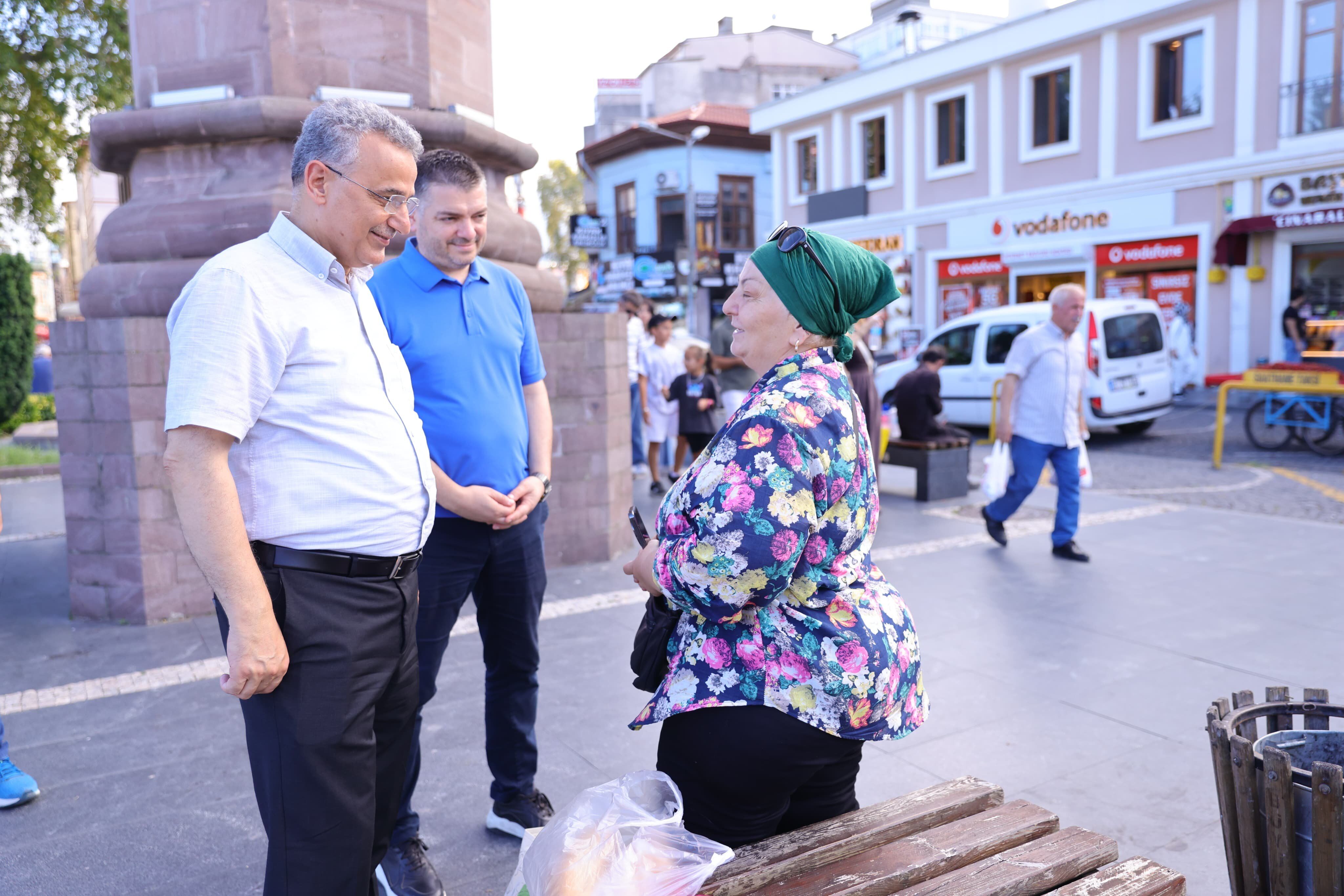 Samsun Haber: Başkan İhsan Kurnaz’dan Saathane’de esnaf ziyareti
