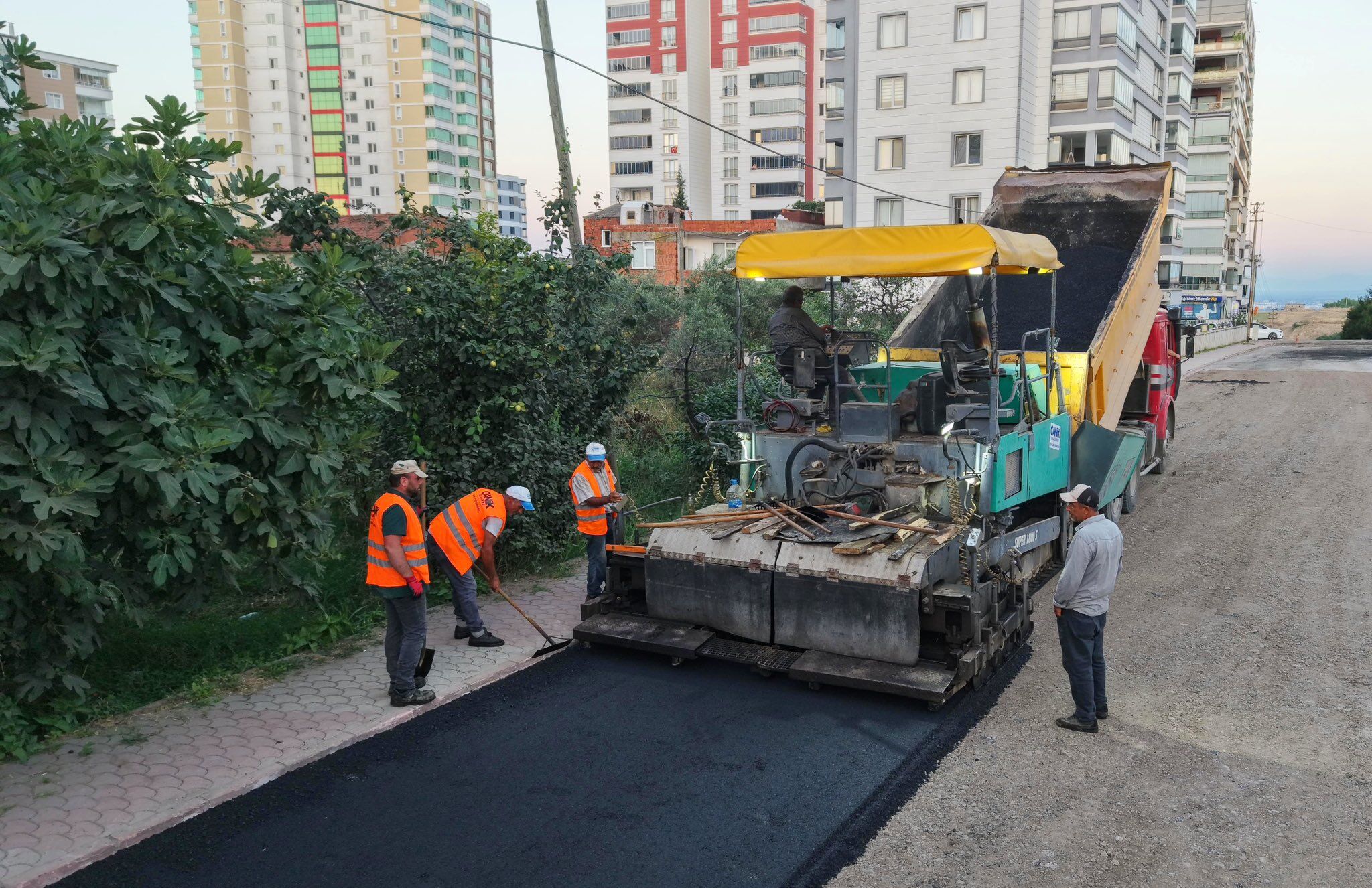Samsun Haber: Canik’te asfalt çalışmaları sürüyor!