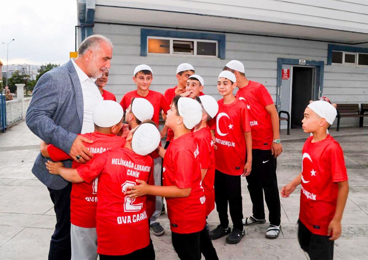 Samsun Haber. Canik'te "Haydi Güle Oynaya Camiye Gel"e yoğun ilgi