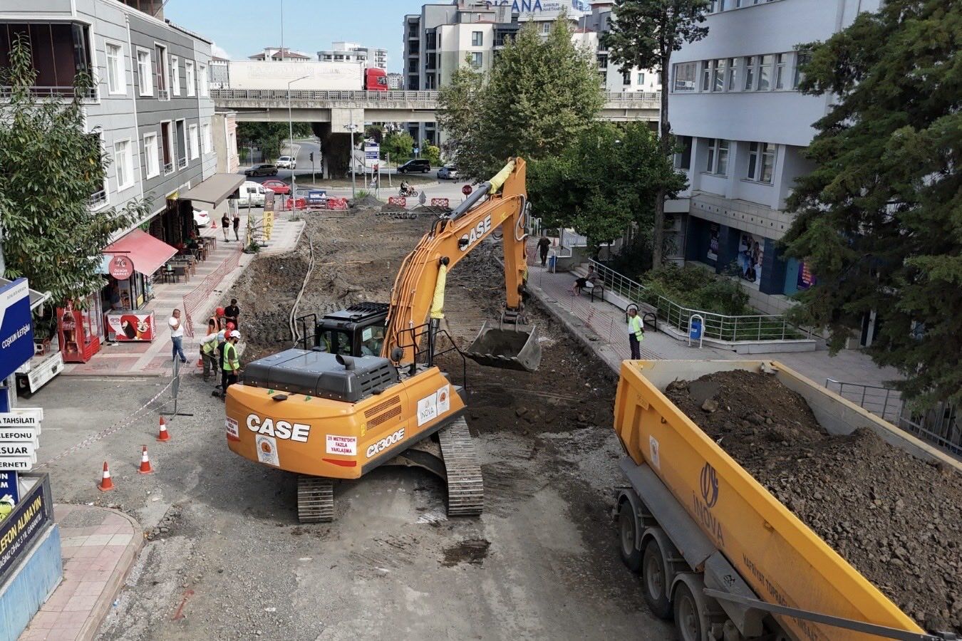 Samsun Haber: Canik’te iki caddede yol çalışmaları sürüyor