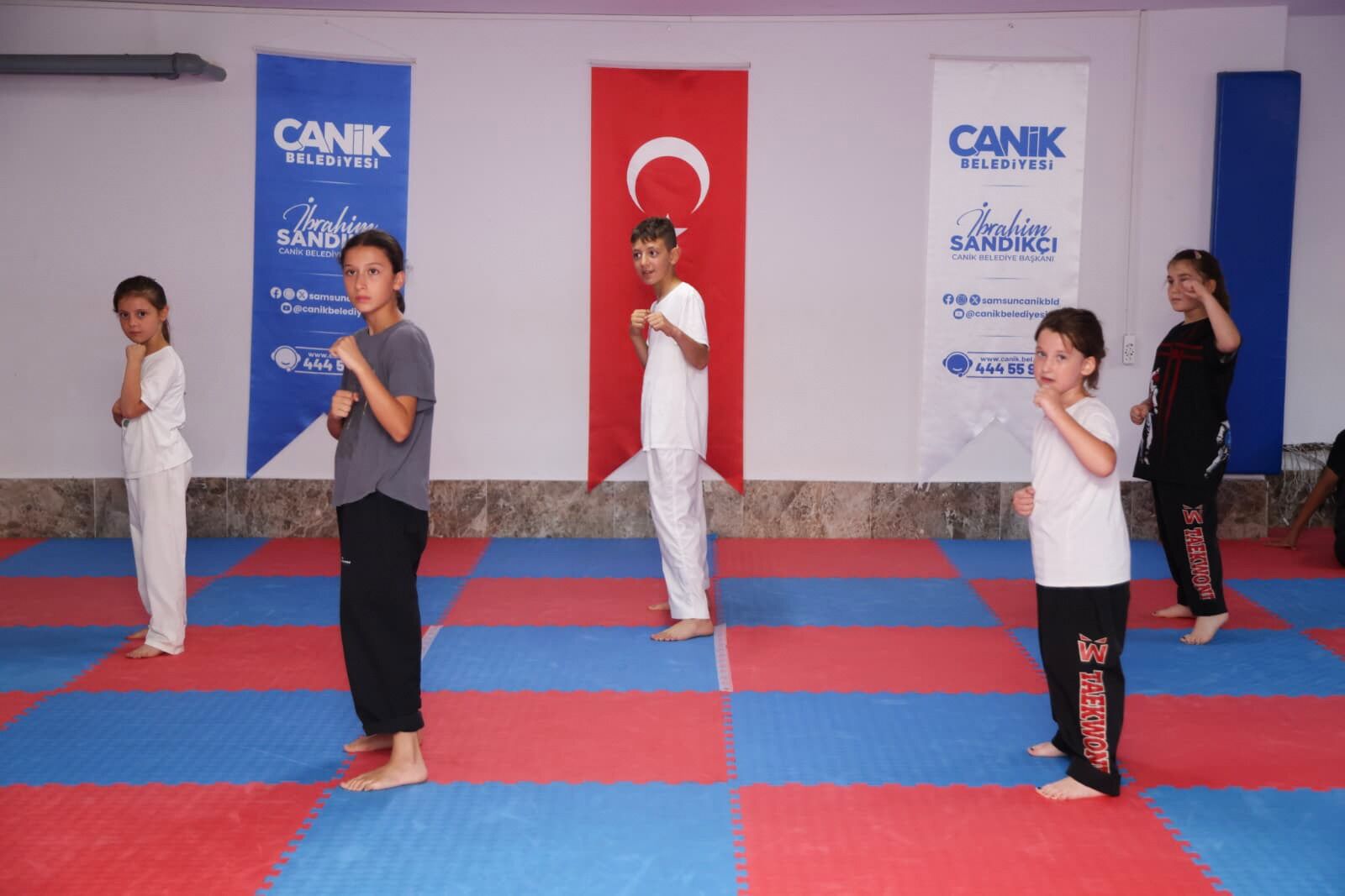 Samsun Haber. Canik'te yaz spor okullarına yoğun ilgi