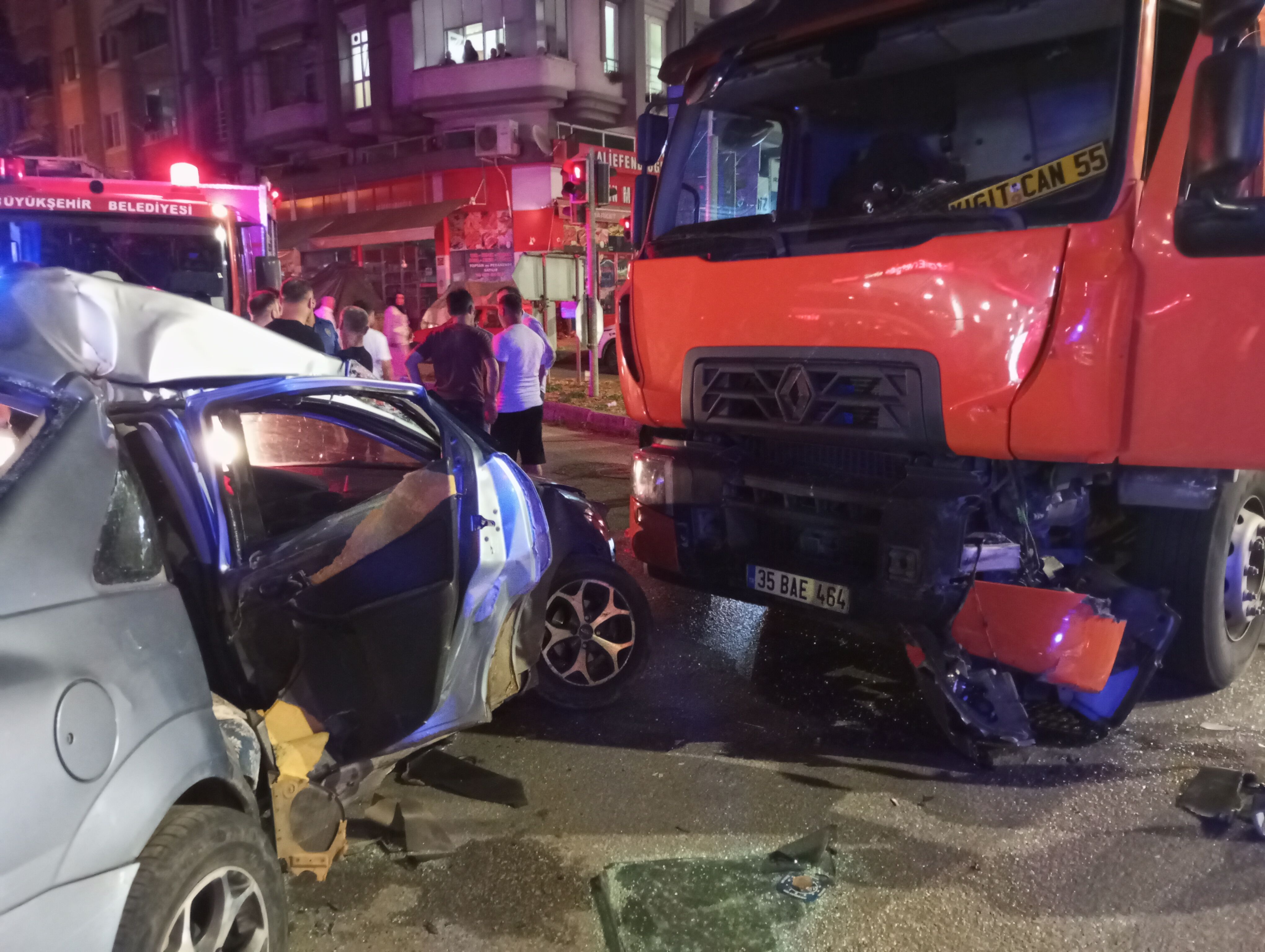 Samsun Haber: Çarşamba'da Dörtyol Kavşağı'nda korkutan kaza!