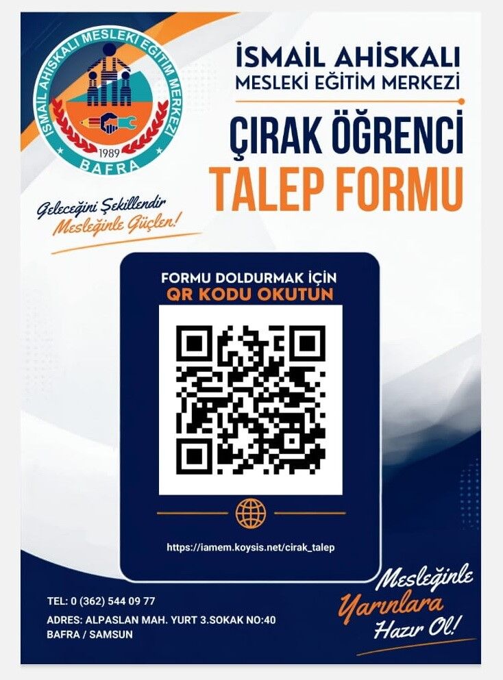Samsun Haber. Bafra'da işletmeler çırak taleplerini tek tıkla iletecek