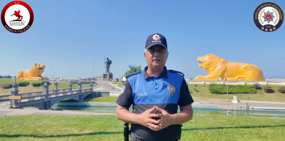 Samsun Haber: Samsun Emniyeti’nden acil durumlar için Hayat 112 mesajı