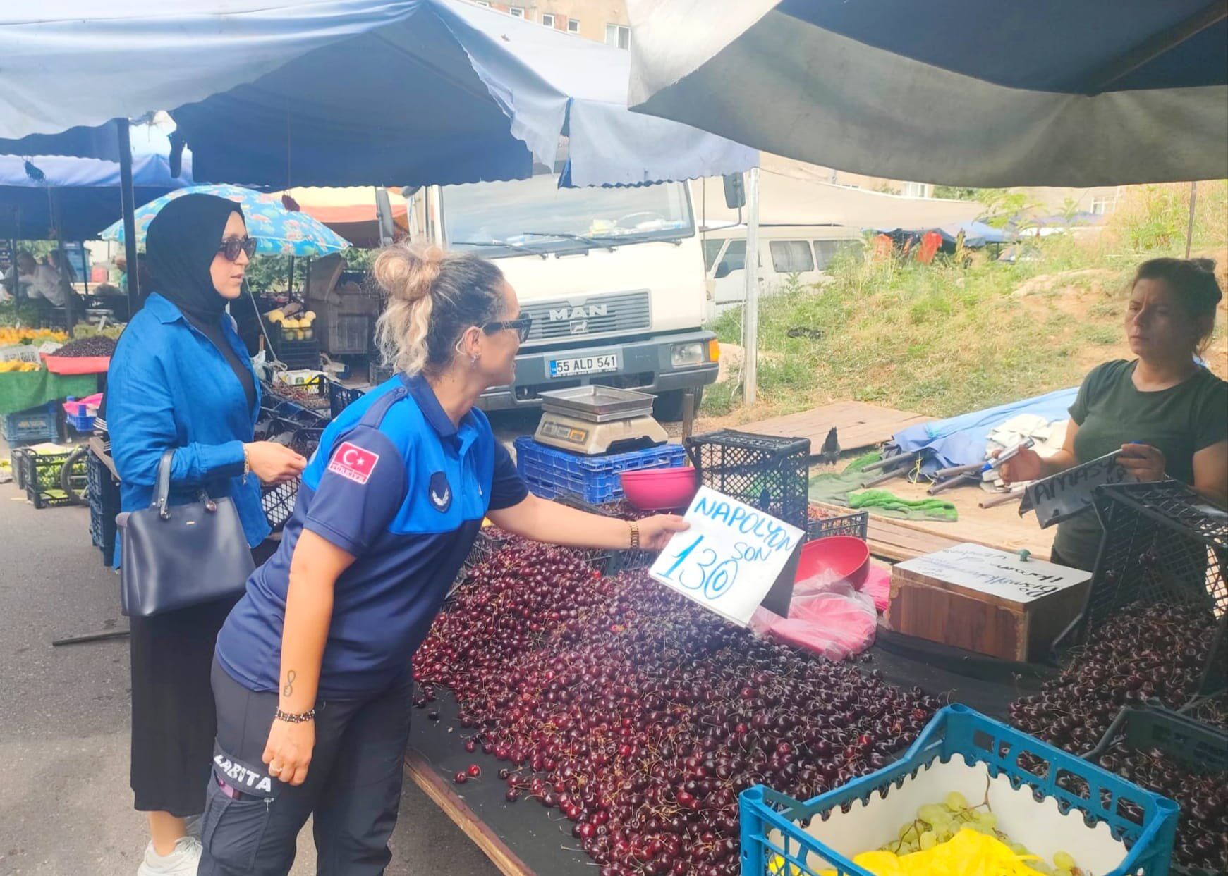 Samsun Haber: Canik'te semt pazarlarında denetimler sürüyor