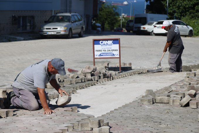 samsun haber: Canik’te yol yenileme çalışmaları tam gaz! 