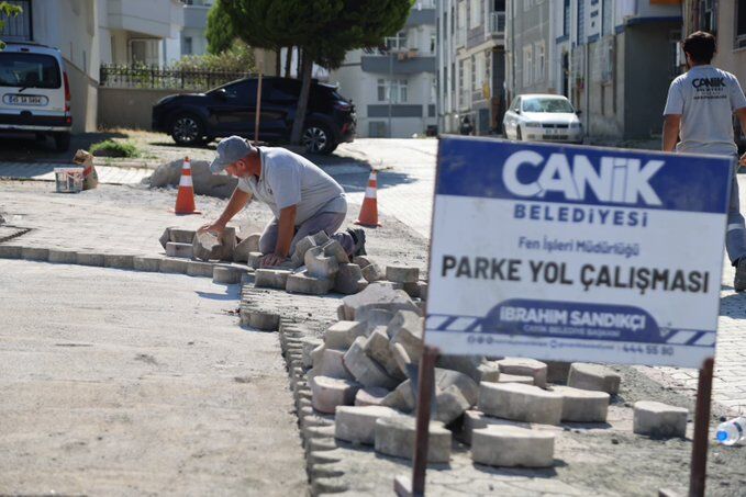samsun haber: Canik’te yol yenileme çalışmaları tam gaz! 