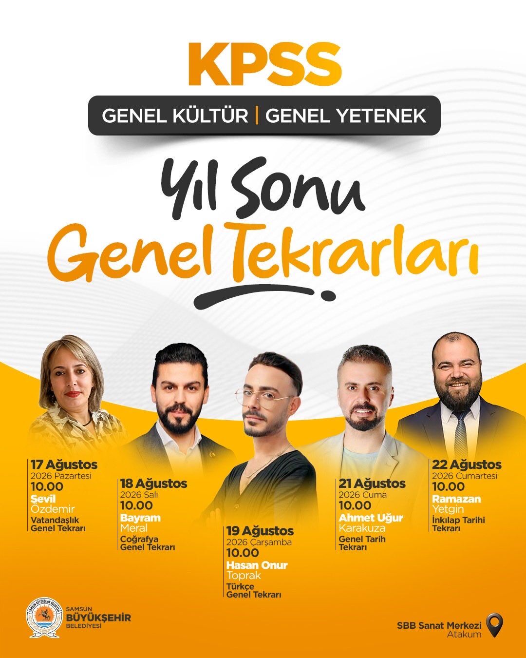 Samsun Haber: Samsun’da KPSS adaylarına müjde! Tarihler belli oldu