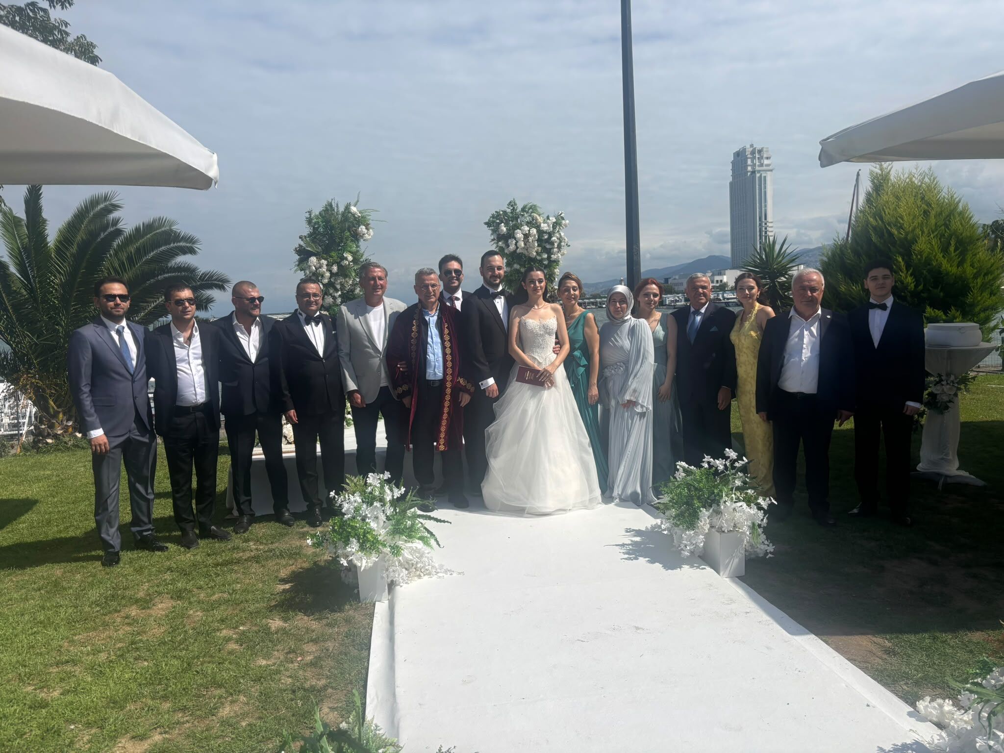 Samsun'da rüya gibi nikah! Gizem ile Yiğit mutluluğa "evet" dedi