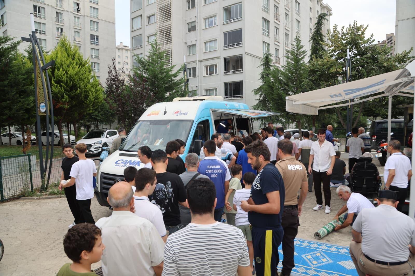 Samsun Haber: Başkan Sandıkçı Canik’te sahaya indi!