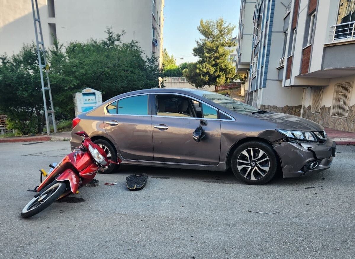 Samsun Haber: İlkadım'da otomobil ile motosiklet çarpıştı! 1 yaralı