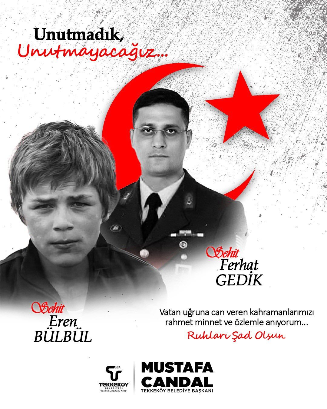 Samsun Haber: Mustafa Candal'dan Eren Bülbül ve Ferhat Gedik'e vefa