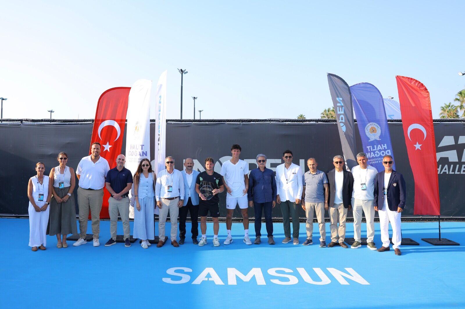 Samsun, dünya tenisini ağırladı! Şampiyonlar belli oldu