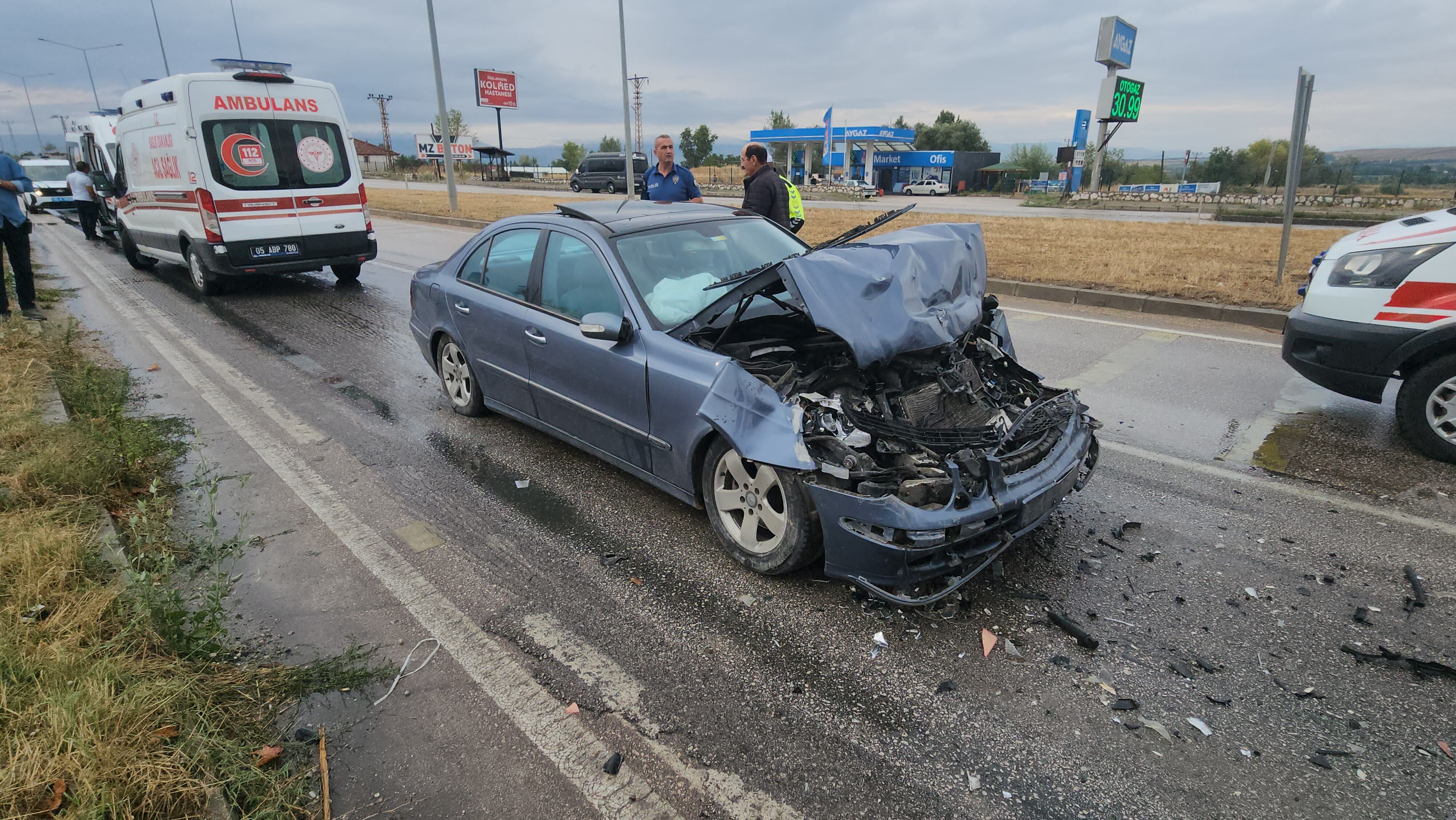 Samsun Haber: Samsun yolunda ıslak zemin zincirleme kazayı getirdi! 11 yaralı