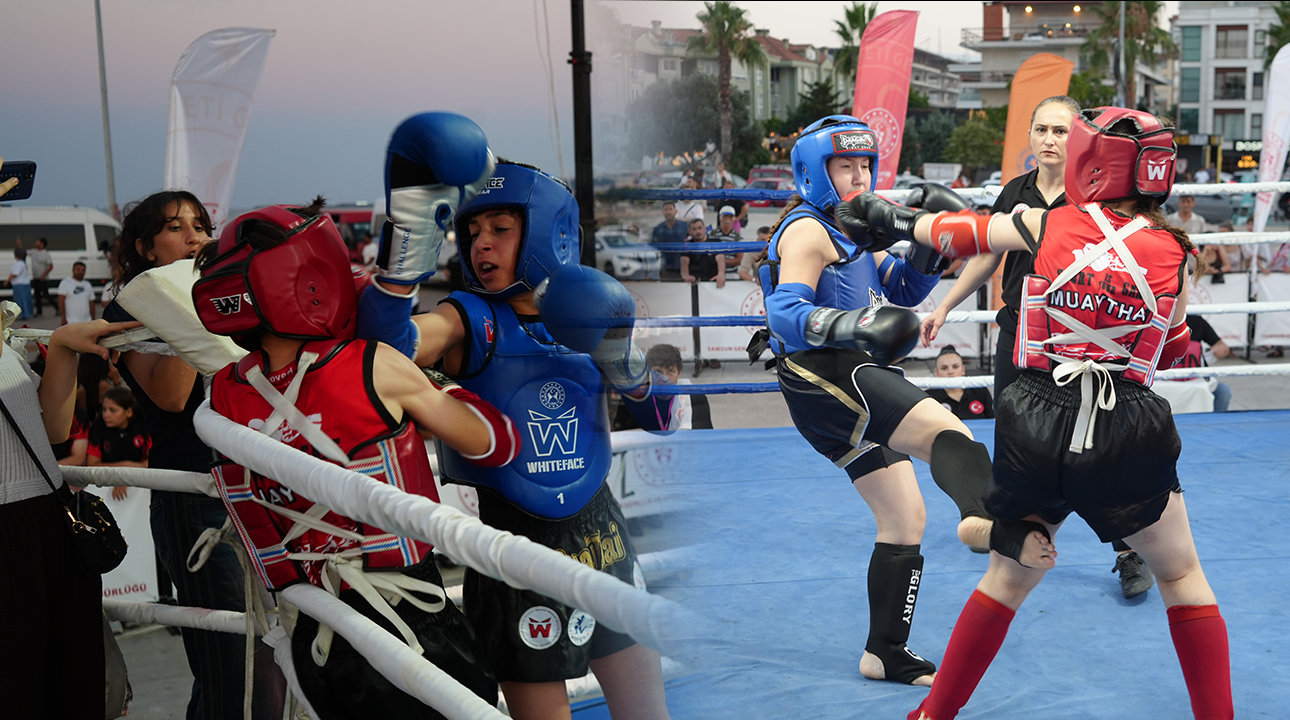 Samsun’da 12 ilden 350 sporcu Muay Thai için buluştu