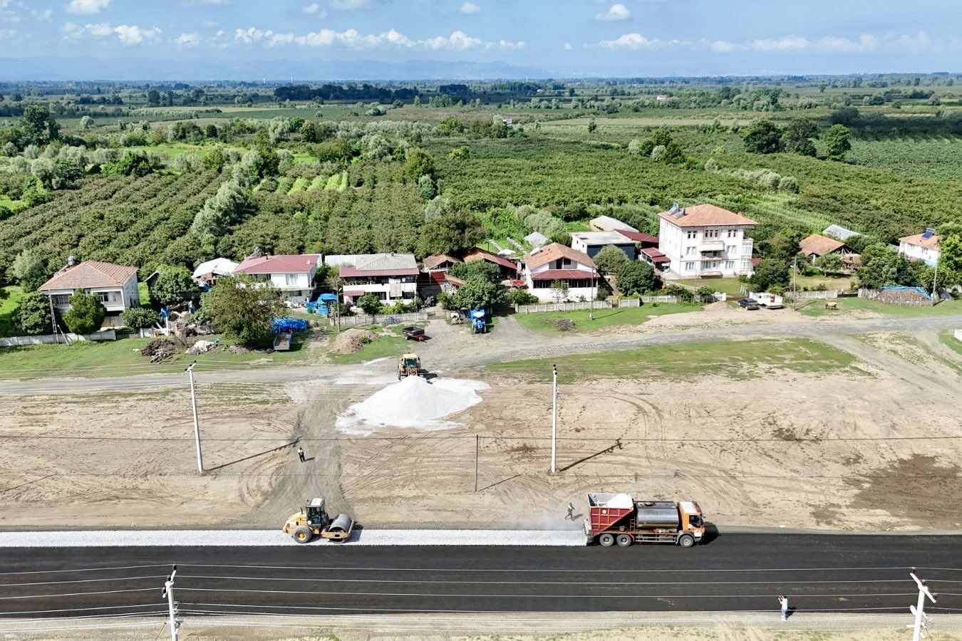 Samsun Haber: Samsun’da 6 ilçede yol çalışmaları sürüyor