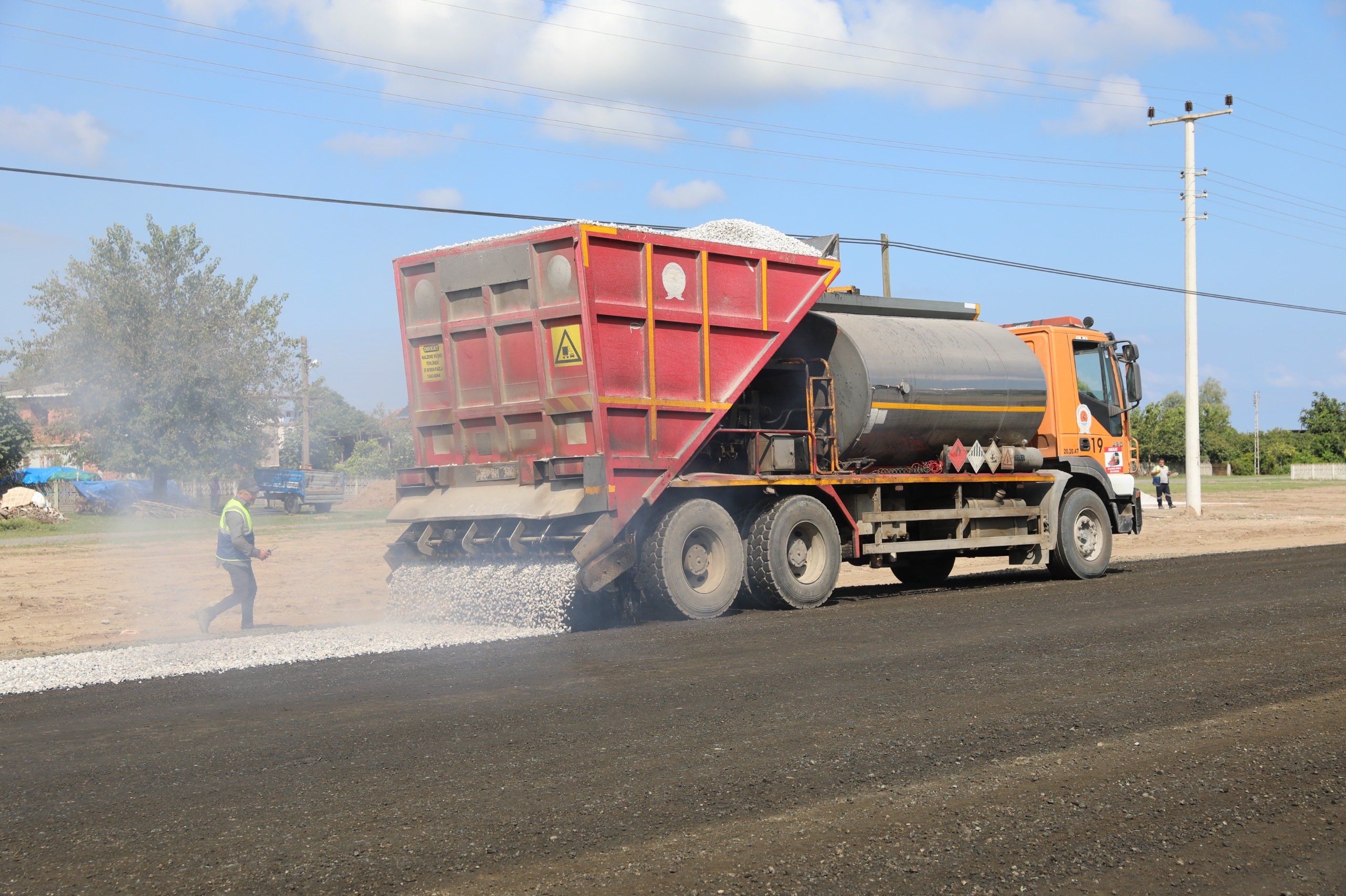 Samsun Haber: Samsun’da 6 ilçede yol çalışmaları sürüyor