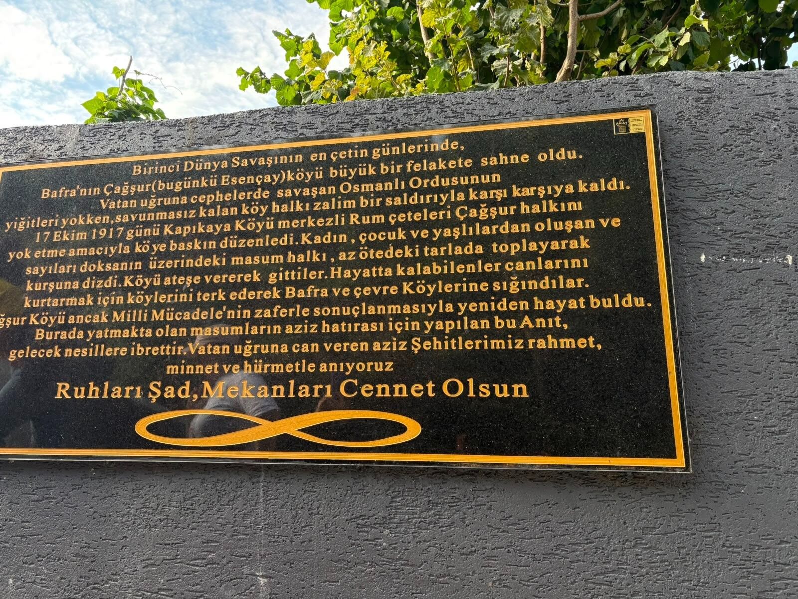 Samsun Haber: Samsun'da Çağşur Şehitliği düzenlenerek ziyarete açıldı