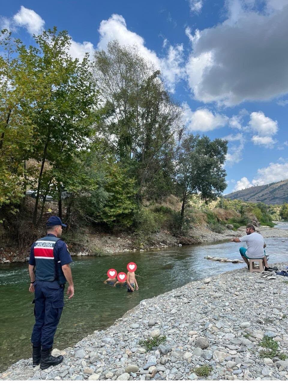 Samsun Haber. Samsun'da jandarmadan yangın ve boğulma denetimi