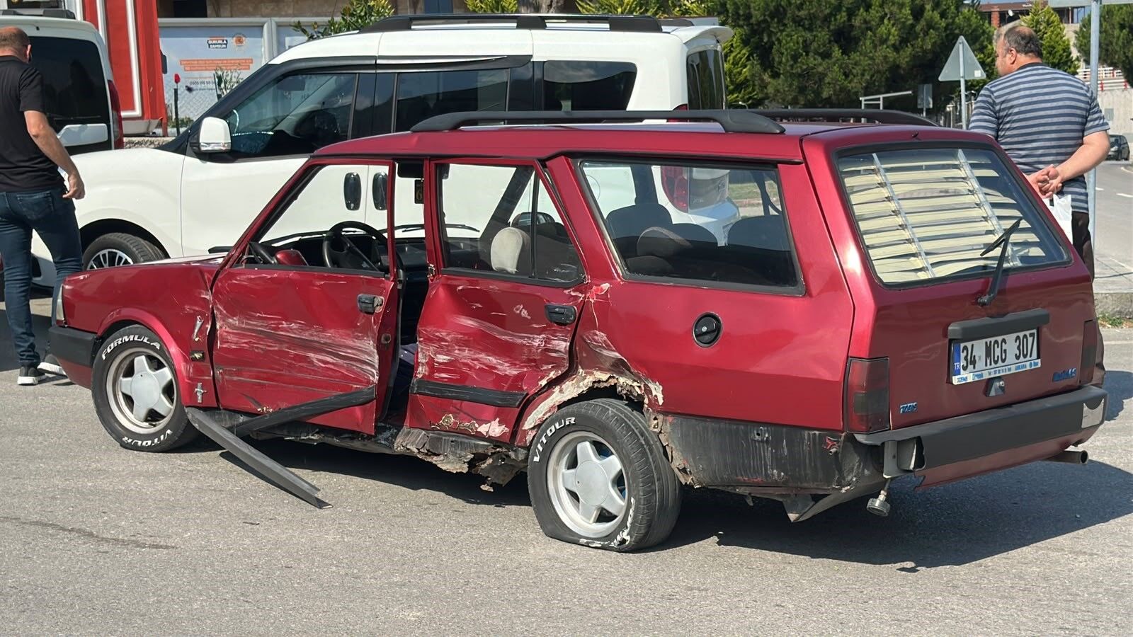 Samsun Haber: Samsun’da kavşakta kaza! 1 kişi yaralandı