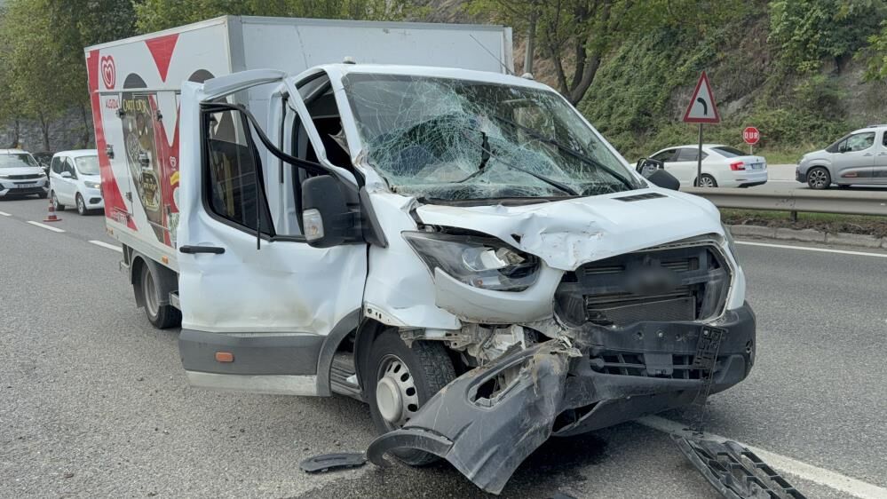 Samsun Haber: Samsun'da korkutan kaza! Kamyonete arkadan çarptı