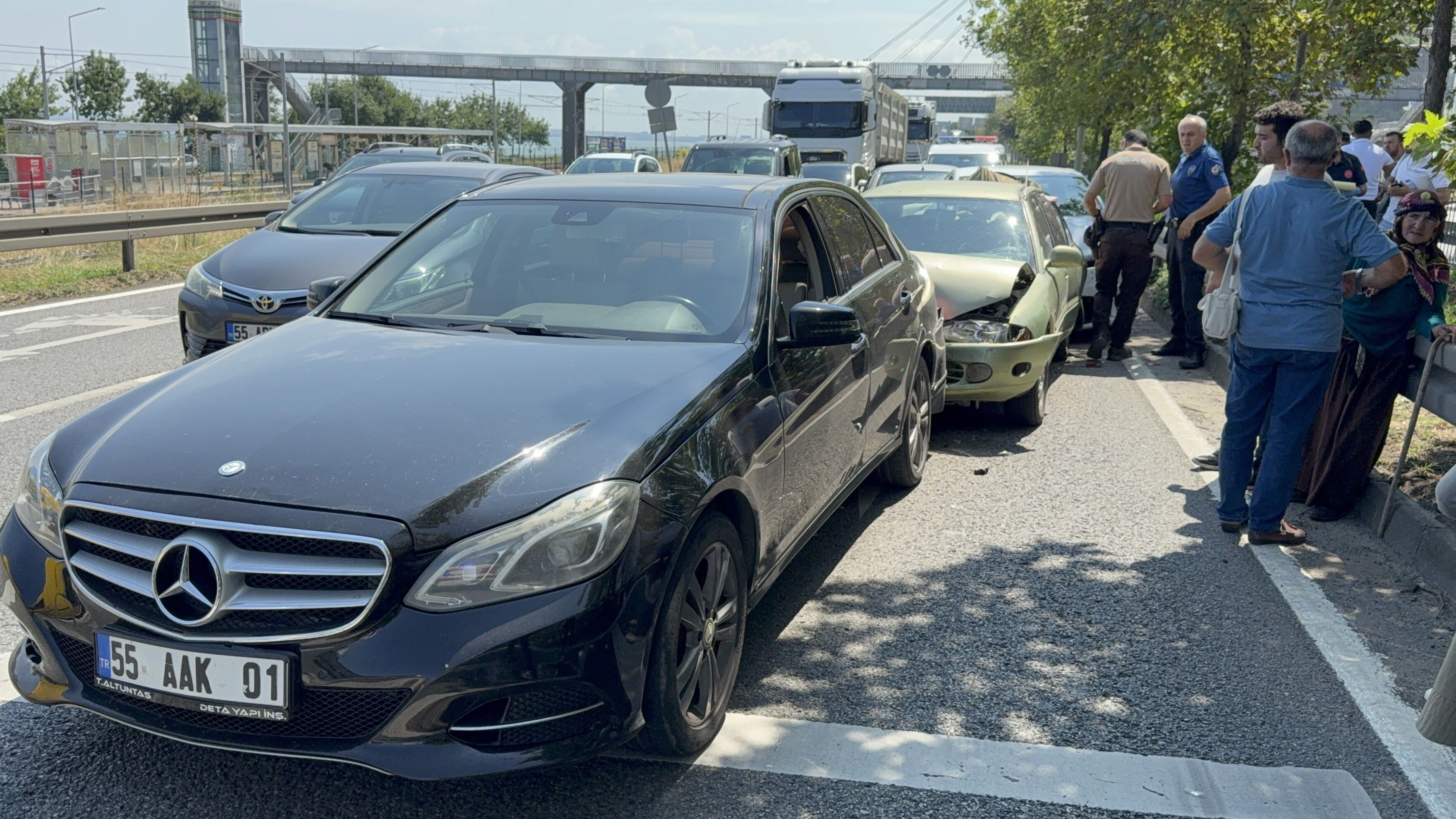 Samsun Haber: Samsun’da korkutan zincirleme kaza! 4 araç karıştı