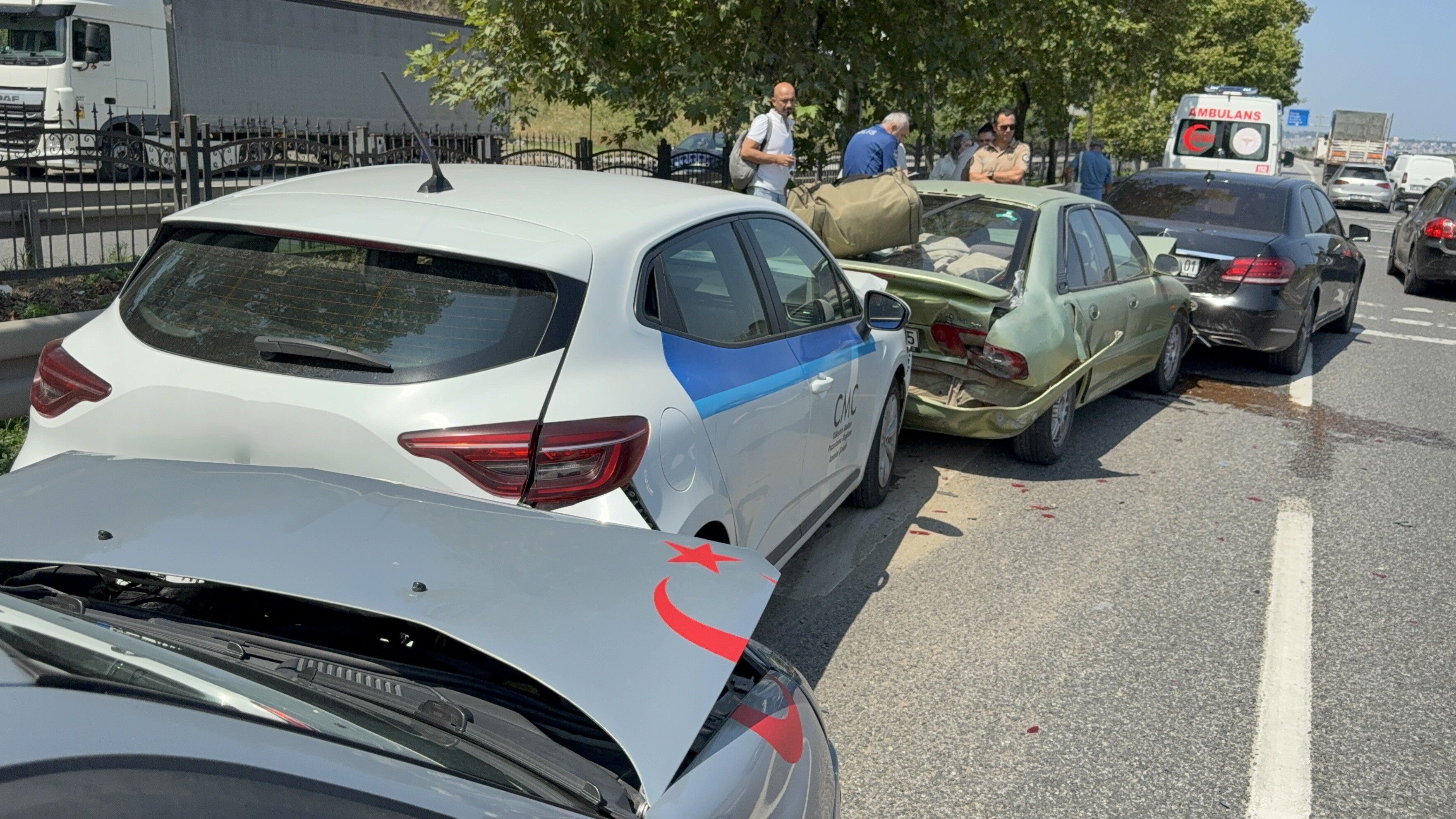Samsun Haber: Samsun’da korkutan zincirleme kaza! 4 araç karıştı