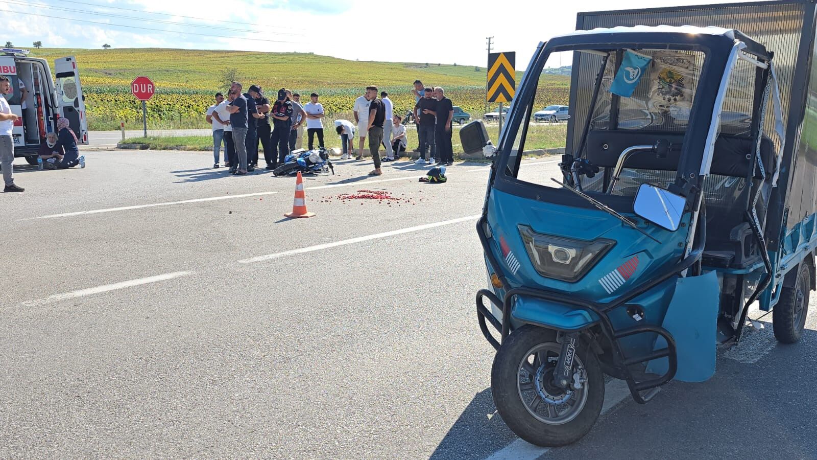 Samsun Haber: Samsun’da motosikletler birbirine girdi! Yaralılar var