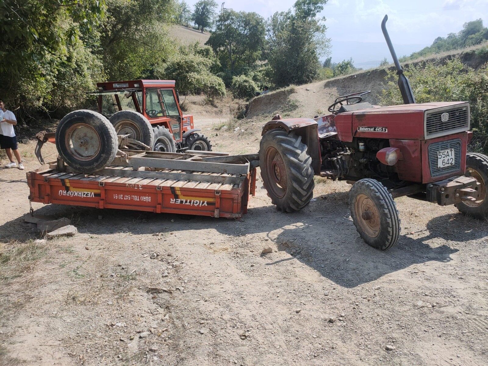 Samsun Haber: Samsun'da ölümlü kaza! Traktör devrildi 1 ölü 7 yaralı