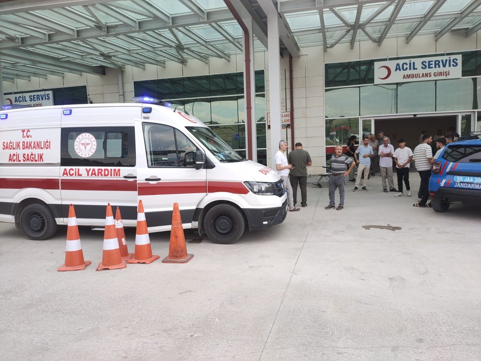 Samsun Haber: Samsun'da ölümlü kaza! Traktör devrildi 1 ölü 7 yaralı