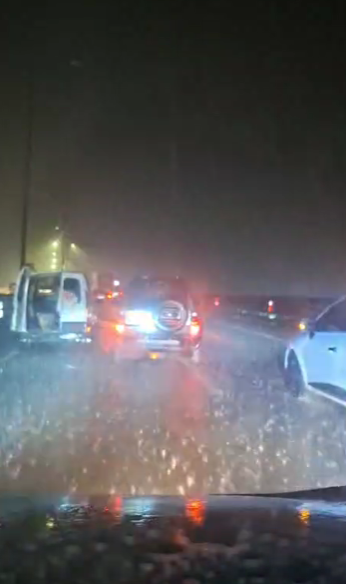SAMSUN HABER Samsun'da kuvvetli sağanak! O anlar cep telefonu kamerasında