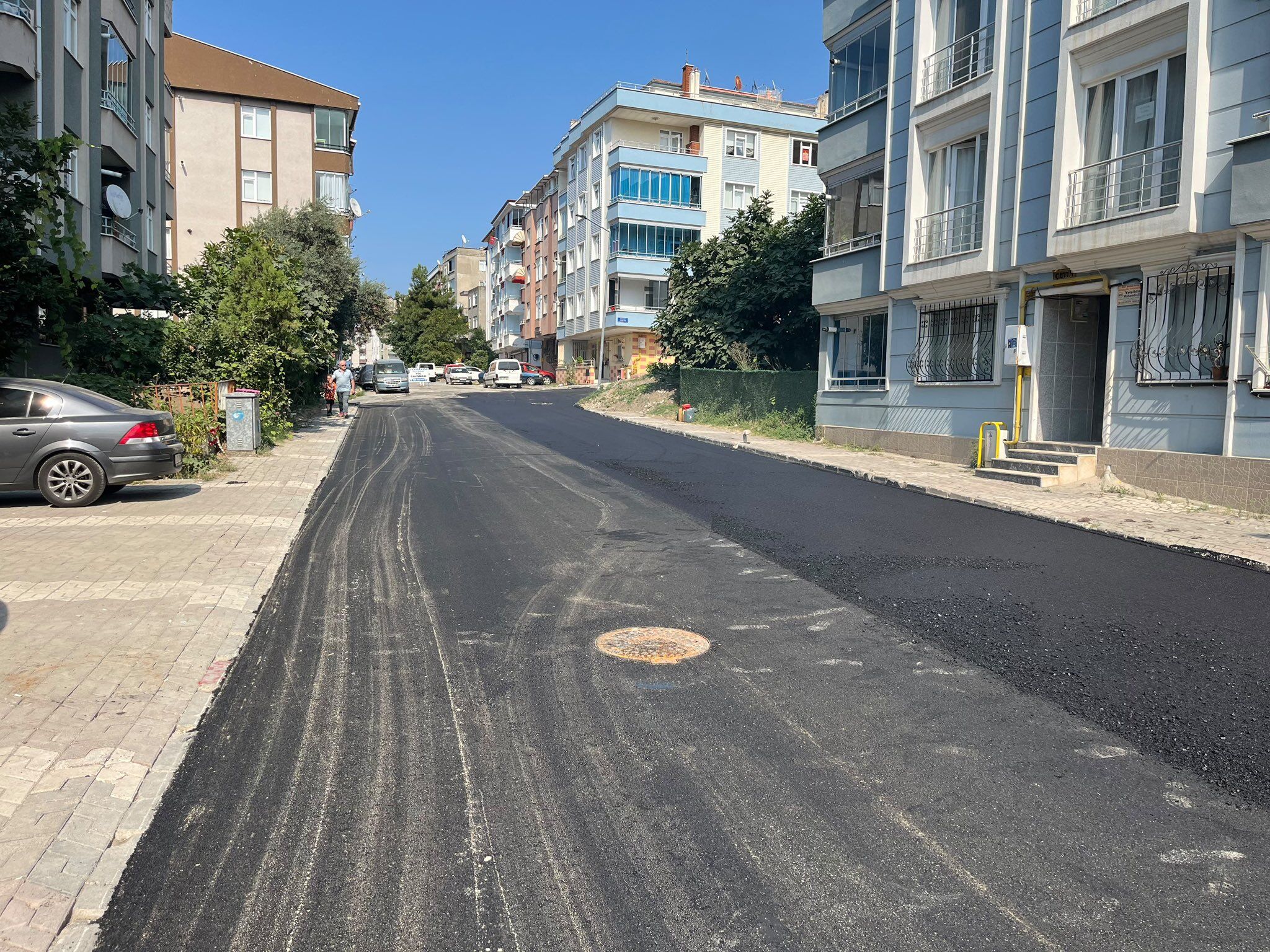 Samsun Haber: Samsun’da yollar yenileniyor! Sıcak asfalt çalışması sürüyor