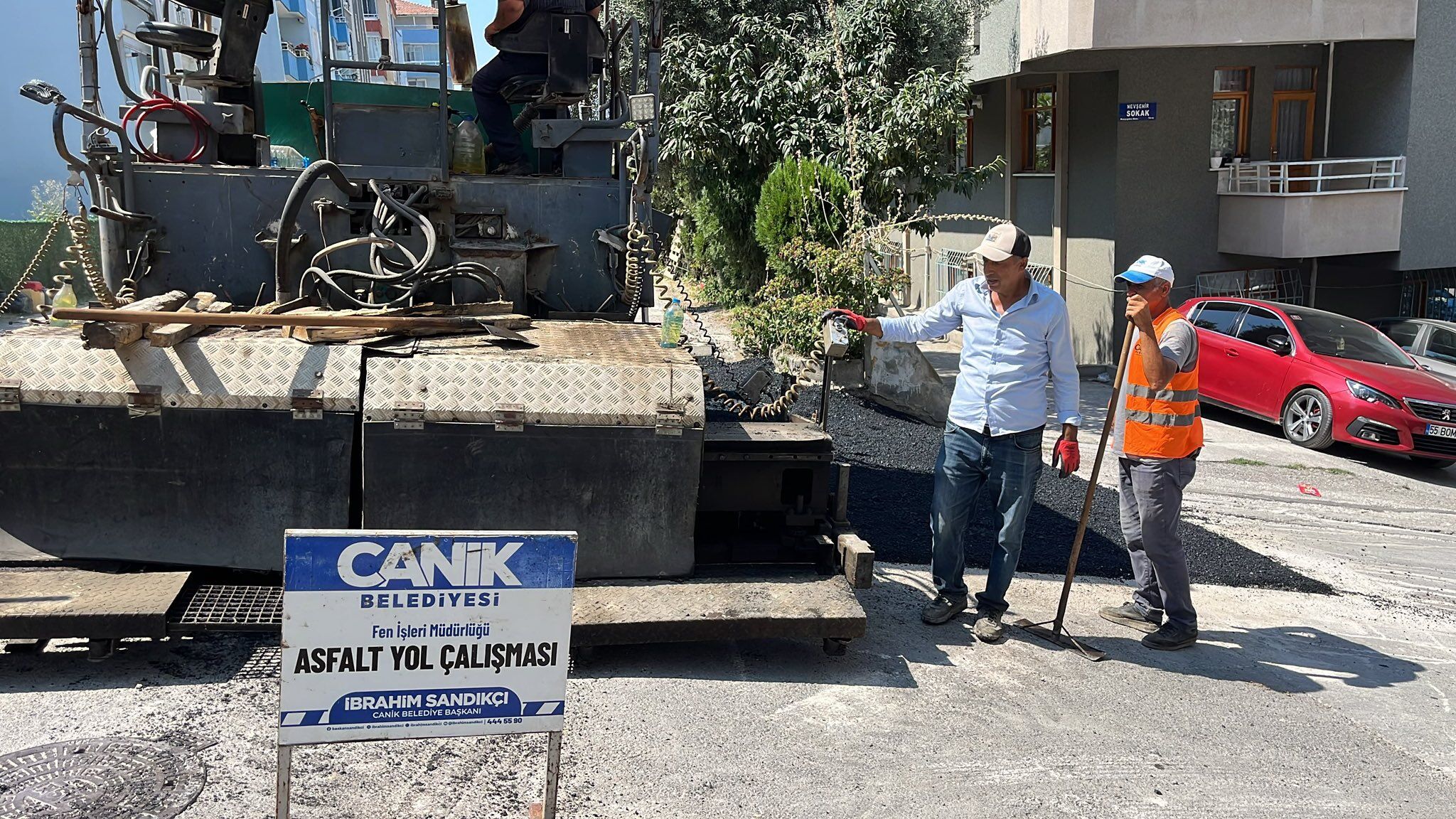 Samsun Haber: Samsun’da yollar yenileniyor! Sıcak asfalt çalışması sürüyor