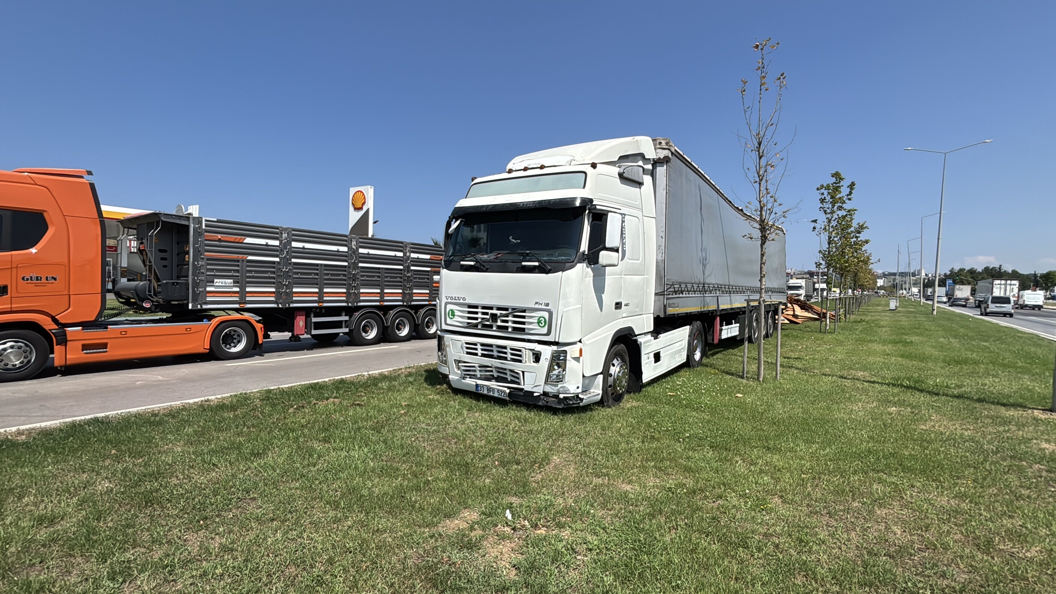 Samsun Haber: Samsun'da zincirleme kaza! Keresteler yola saçıldı