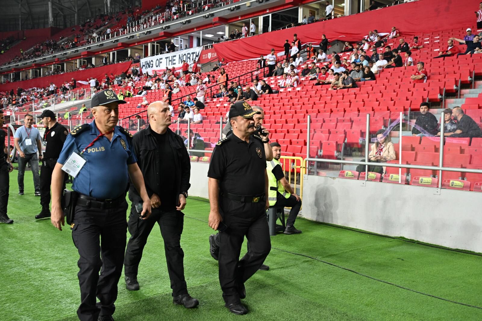Samsunspor-Fenerbahçe maçı öncesi güvenlik denetimi