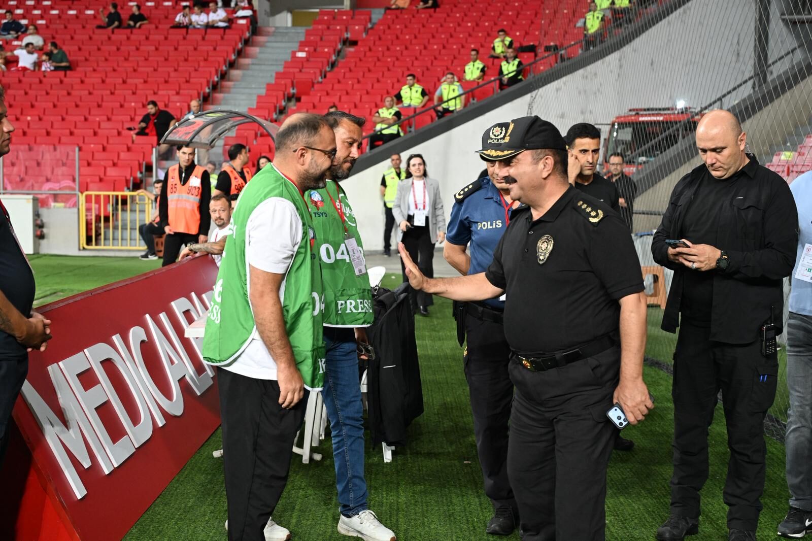 Samsunspor-Fenerbahçe maçı öncesi güvenlik denetimi