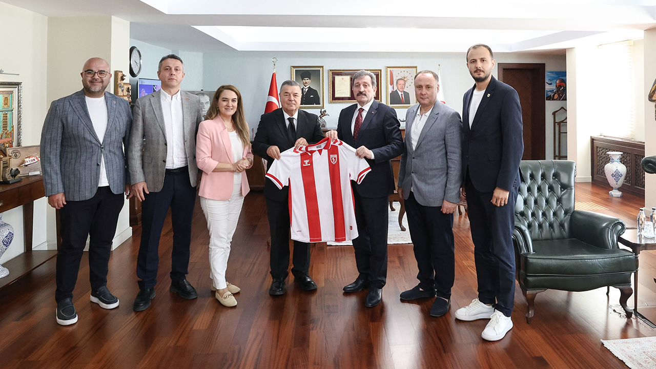 Samsunspor Haber. Samsunspor’dan Vali Tavlı’ya ziyaret