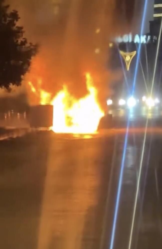 Samsun Haber: Samsun'da seyir halindeyken alev aldı! Araç küle döndü