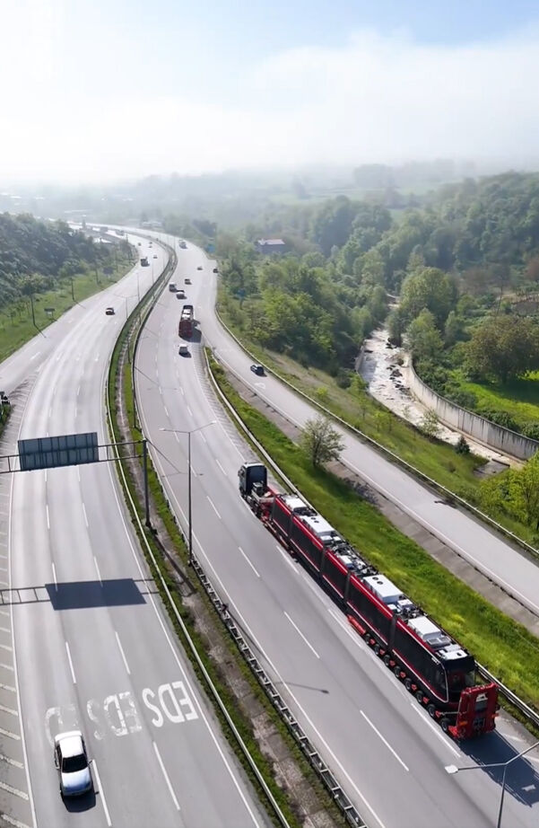 samsun haber: Yeni tramvay Samsun’a ulaştı! Ulaşım filosu büyüyor 