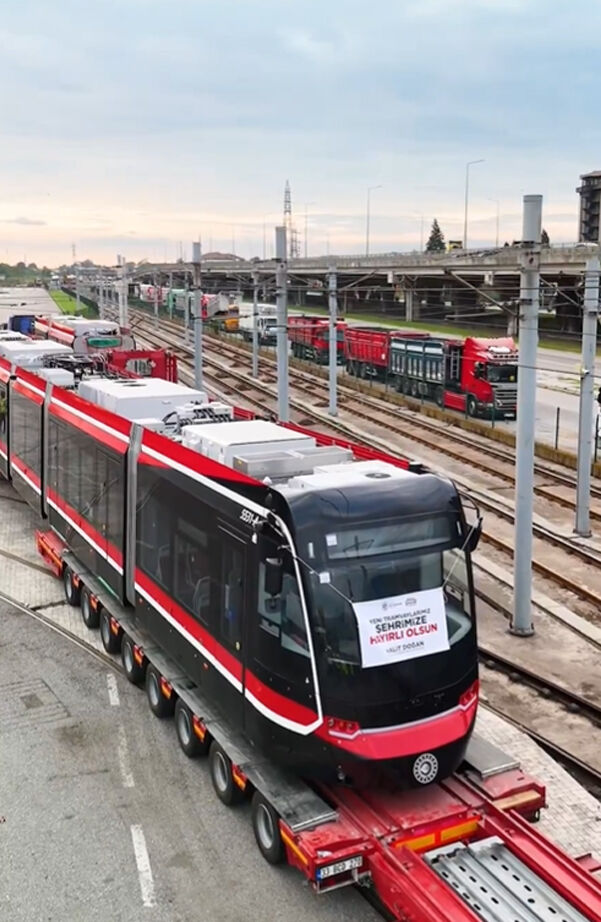 samsun haber: Yeni tramvay Samsun’a ulaştı! Ulaşım filosu büyüyor 
