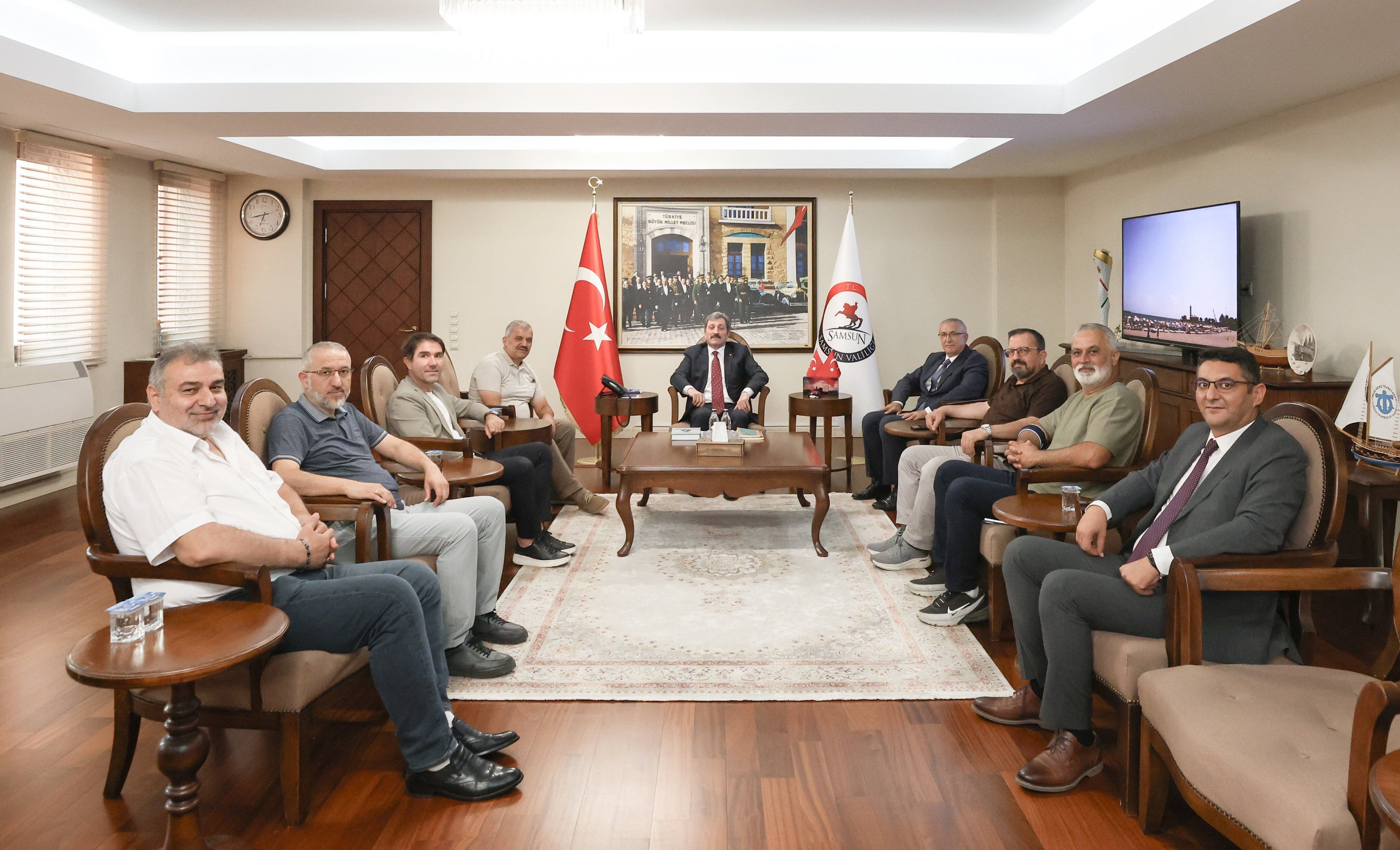 Samsun Haber: TDED Samsun Şubesi’nden Vali Orhan Tavlı'ya ziyaret